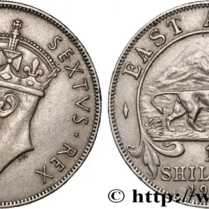 Nouveauté AFRIQUE DE L'EST 1 Shilling Georges VI 1950 British Royal Mint fwo_836821 Monde