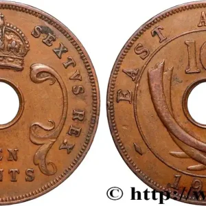 AFRIQUE DE L'EST 10 Cents frappe au nom de Georges VI 1950 Londres fwo_836827 Monde Satisfait Ou Remboursé