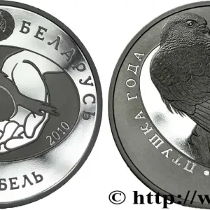 Expédié Aujourd’hui BIÉLORUSSIE 1 Rouble BE (proof) faucon crécerelle 2010 Oust–Kamenogorsk fwo_836949 Monde