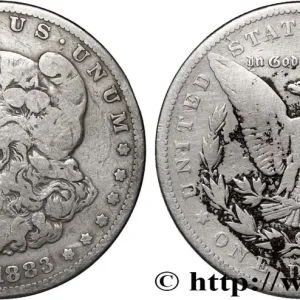 ÉTATS-UNIS D'AMÉRIQUE 1 Dollar Morgan 1883 Philadelphie fwo_839037 Monde Tendance
