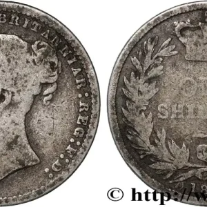 ROYAUME-UNI 1 Shilling Victoria 1877 fwo_839090 Monde Dernière Chance