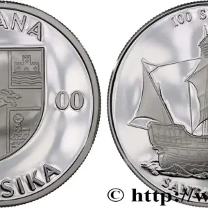 GHANA 100 Sika Proof Santa Maria 2000 fwo_719323 Monde Pas Cher