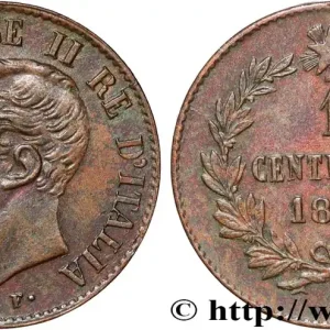 ITALIE 1 Centesimo Victor Emmanuel II 1867 Milan fwo_782010 Monde Produit De Marque