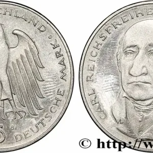 Affaire À Saisir ALLEMAGNE 5 Mark le baron Heinrich Friedrich Karl vom und zum Stein 1981 Karlsruhe fwo_784399 Monde