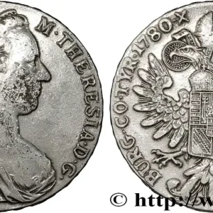 Prix Promo AUTRICHE 1 Thaler (REFRAPPE) Marie-Thérèse 1780 Vienne fwo_795988 Monde