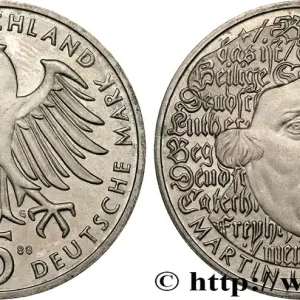 Promotion ALLEMAGNE 5 Mark Proof Martin Luther 1983 Karlsruhe fwo_807923 Monde