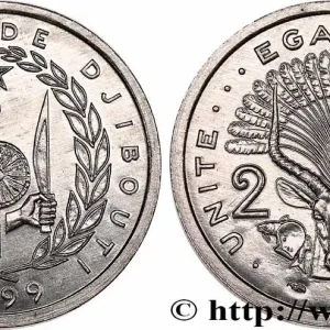 DJIBOUTI 2 Francs 1999 Paris fwo_812005 Monde Expédition Rapide