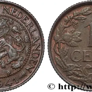 Usine Directe PAYS-BAS 1 Cent 1941 Utrecht fwo_818093 Monde