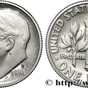 Offre Spéciale ÉTATS-UNIS D'AMÉRIQUE 1 Dime (10 Cents) Proof Roosevelt 1981 San Francisco - S fwo_818109 Monde