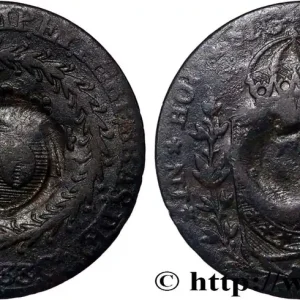 Édition Limitée BRÉSIL - EMPIRE DU BRÉSIL - PIERRE II 10 Réis contremarqué sur une 20 Réis de 1833 (1835) fwo_821177 Monde