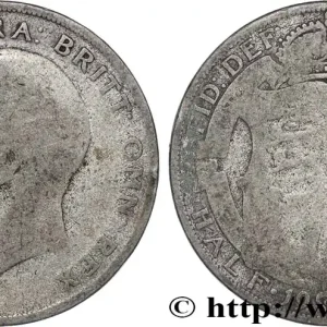 Achat Immédiat ROYAUME-UNI 1/2 Crown Georges V 1922 fwo_822406 Monde