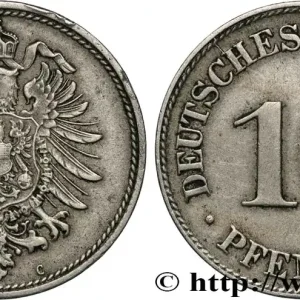 Tendance ALLEMAGNE 10 Pfennig aigle héraldique 1874 Francfort fwo_827551 Monde