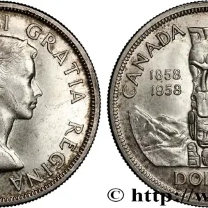 CANADA 1 Dollar Elisabeth II 1958 fwo_827590 Monde Meilleur Prix