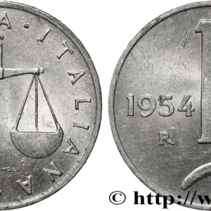 Réduction ITALIE 1 Lire 1954 Rome fwo_831451 Monde