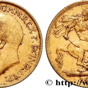 OR, PALLADIUM ET PLATINE INVESTISSEMENT 1 Souverain Georges V 1912 Londres fwo_834542 Monde Livraison Mondiale