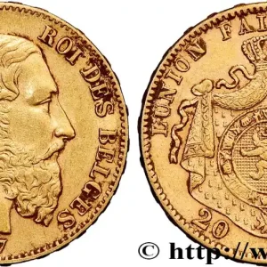 OR, PALLADIUM ET PLATINE INVESTISSEMENT 20 Francs Léopold II 1877 Bruxelles fwo_834615 Monde Livraison Gratuite
