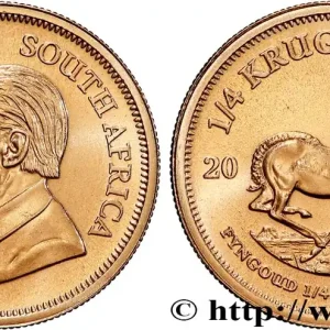 Retour Gratuit OR, PALLADIUM ET PLATINE INVESTISSEMENT 1/4 Oz - 1/4 Krugerrand Paul Kruger 2023 Prétoria fwo_837223 Monde