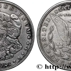 Garantie Incluse ÉTATS-UNIS D'AMÉRIQUE 1 Dollar Morgan 1921 Philadelphie fwo_839045 Monde