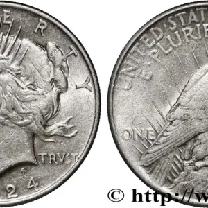 Offre Du Jour ÉTATS-UNIS D'AMÉRIQUE 1 Dollar type Peace 1924 Philadelphie fwo_839075 Monde