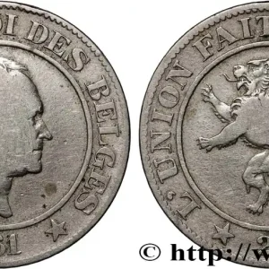 BELGIQUE 20 Centimes Léopold Ier 1861 fwo_840194 Monde Édition Limitée