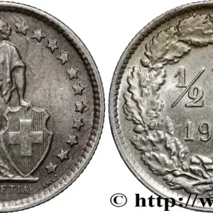 Produit De Marque SUISSE 1/2 Franc Helvetia 1963 Berne fwo_840277 Monde