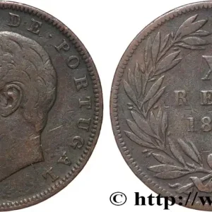 PORTUGAL 10 Réis Louis Ier (Luis) 1882 fwo_840305 Monde Satisfait Ou Remboursé