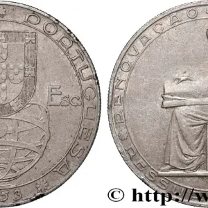 Acheter En Ligne PORTUGAL 20 Escudos 25e anniversaire de la réforme financière 1953 fwo_840326 Monde