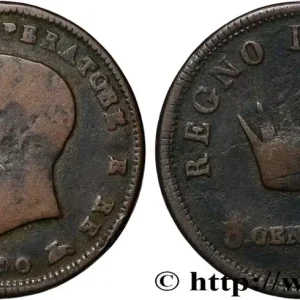 Expédition Rapide ITALIE - ROYAUME D'ITALIE - NAPOLÉON Ier 3 Centesimi Napoléon Ier roi d’Italie 1810 Venise fwo_840335 Monde