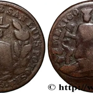 Meilleur Prix MEXIQUE 1/8 Real San Luis Potosi 1859 San Luis Potosi fwo_840338 Monde
