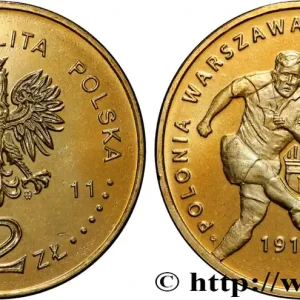 POLOGNE 2 Zlote série Clubs de Football : aigle / Polonia de Varsovie 2011 Varsovie fwo_840528 Monde Prix Bas