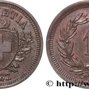 SUISSE 1 Centime (Rappen) 1882 Berne fwo_836021 Monde Bon Marché