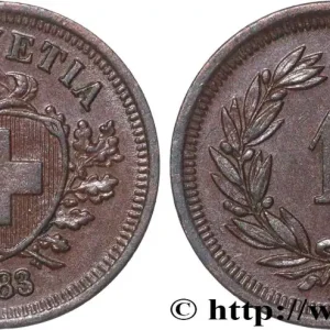 SUISSE 1 Centime (Rappen) 1883 Berne fwo_836030 Monde Soldes