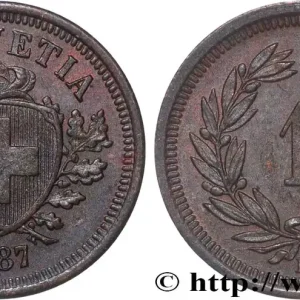 Édition Limitée SUISSE 1 Centime (Rappen) 1887 Berne fwo_836039 Monde