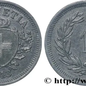 SUISSE 1 Centime (Rappen) Croix Suisse 1943 Berne fwo_836506 Monde Acheter En Ligne