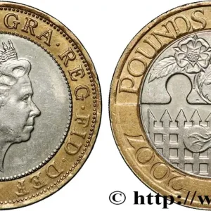 ROYAUME-UNI 2 Pounds 300e anniversaire de l’Acte d’Union 2007 fwo_842246 Monde Livraison Express