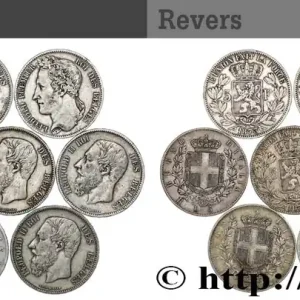 ARGENT D'INVESTISSEMENT Lot de 10 écus de 5 Francs Union Latine n.d. fwo_818050 Monde Meilleur Prix