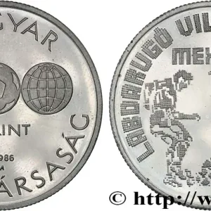 Promotion Saisonnière HONGRIE 500 Forint Proof Coupe du monde de football Mexique 1986 1986 Budapest fwo_830524 Monde
