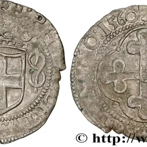 Usine Directe SAVOIE - DUCHÉ DE SAVOIE - EMMANUEL-PHILIBERT DIT "TÊTE DE FER" Gros, 4e type (grosso, IV tipo) 1560 fwo_833068 Monde