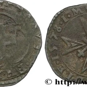 SAVOIE - DUCHÉ DE SAVOIE - EMMANUEL-PHILIBERT DIT "TÊTE DE FER" Parpaiolle (parpagliola) 1578 Chambéry fwo_833112 Monde Bon Marché