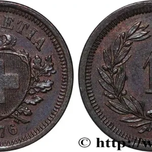 SUISSE 1 rappen 1876 Berne fwo_835980 Monde Prix Promo