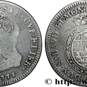 Nouvel Arrivage ITALIE - ROYAUME DE SARDAIGNE - CHARLES-EMMANUEL III 1/4 Scudo 1771 Turin fwo_839448 Monde