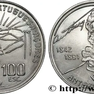 AÇORES 100 Escudos 100e anniversaire de la mort du poète Antero de Quental 1991 fwo_690233 Monde Offre Exclusive