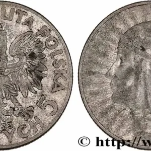 POLOGNE 5 Zlotych reine Jadwiga 1933 Varsovie fwo_777233 Monde Nouvel Arrivage