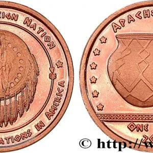 Commander Vite ÉTATS UNIS D'AMÉRIQUE - Tribus Amérindiennes 1 Cent Proof Tribus Apache 2016 fwo_790838 Monde