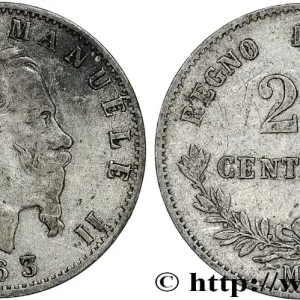 Dernière Chance ITALIE 20 Centesimi Victor Emmanuel II 1863 Milan fwo_793851 Monde