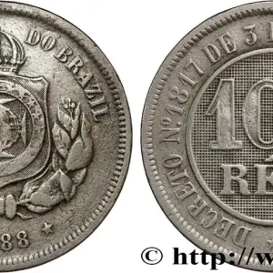 Tendance BRÉSIL - EMPIRE DU BRÉSIL - PIERRE II 100 Reis 1888 Rio de Janeiro fwo_821152 Monde