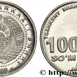OUZBEKISTAN 100 Som 2200 anniversaire de Tachkent 2009 fwo_824506 Monde Réduction