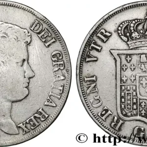 ITALIE - ROYAUME DES DEUX-SICILES - FERDINAND II 120 Grana 1835 Naples fwo_831982 Monde Fait Main