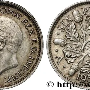 Livraison Gratuite ROYAUME-UNI 6 Pence Georges V 1936 fwo_833428 Monde