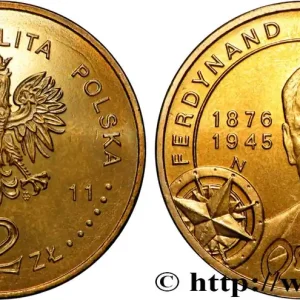 Prix Promo POLOGNE 2 Zlote aigle / Ferdynand Ossendowski 2011 Varsovie fwo_840551 Monde